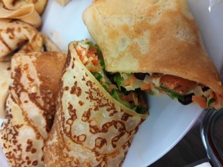 Gemüse Wraps