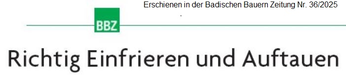 BBZ Artikel vom 6. September 25, Nr. 36